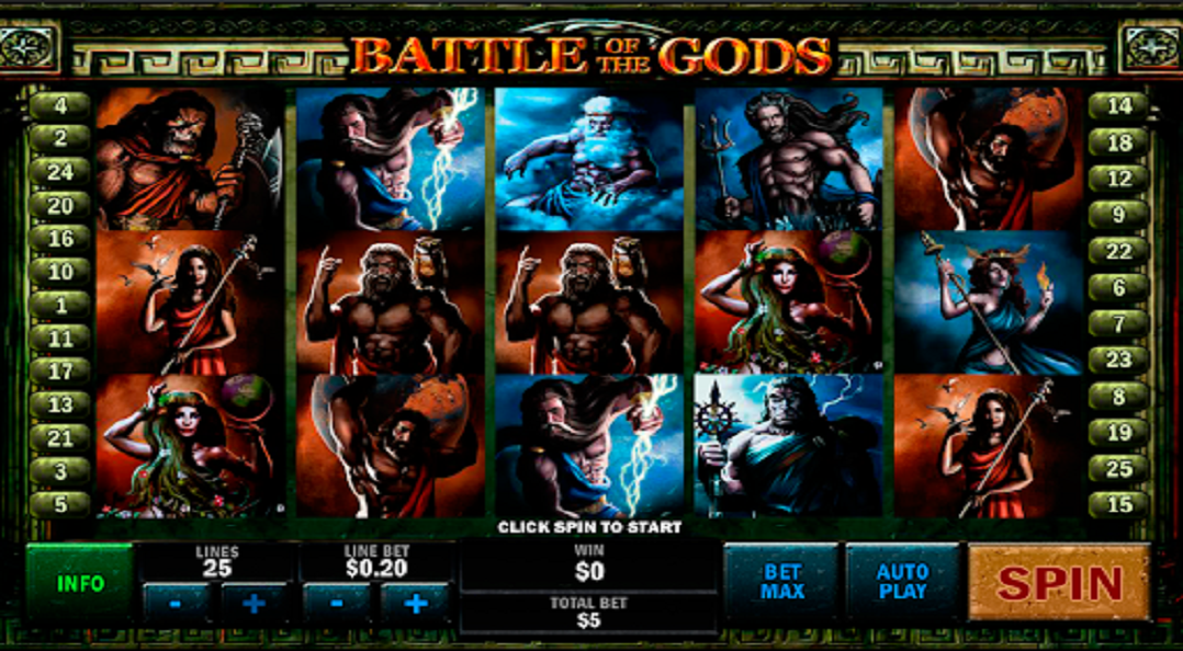 Battle Of The Gods Slot Machine